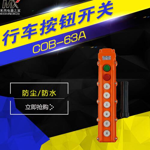 COB-63A　TNHA1-63A防水行车控制按钮开关 蘑菇头紧急开关停止开