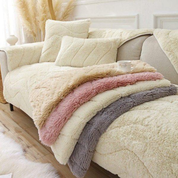 旭顿网红沙发垫冬季毛绒沙发盖布简约加厚保暖防滑沙发套罩坐垫子,居家布艺,沙发垫,淘宝优惠券,粉丝福利购,淘宝优惠卷