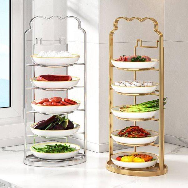 厨房备菜置物架菜盘子收纳架多功能多层碗碟壁挂台面放菜架子用品,厨房/烹饪用具,配菜/备菜盘,淘宝优惠券,粉丝福利购,淘宝优惠卷