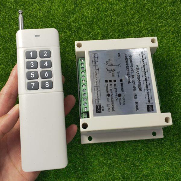 工业级12V24V 8路灯具 LED 电原箱小家电改装开关+1个3000-8A 8键