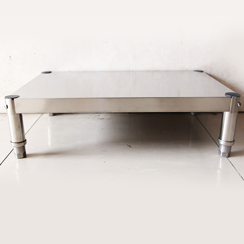 单层不锈钢支架厨房架q子垫高落地置物架1层增高加高架定制加粗厚