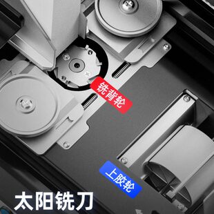 宝预480新款热熔胶装机全自动台式办公书本封胶机无线标书装订机