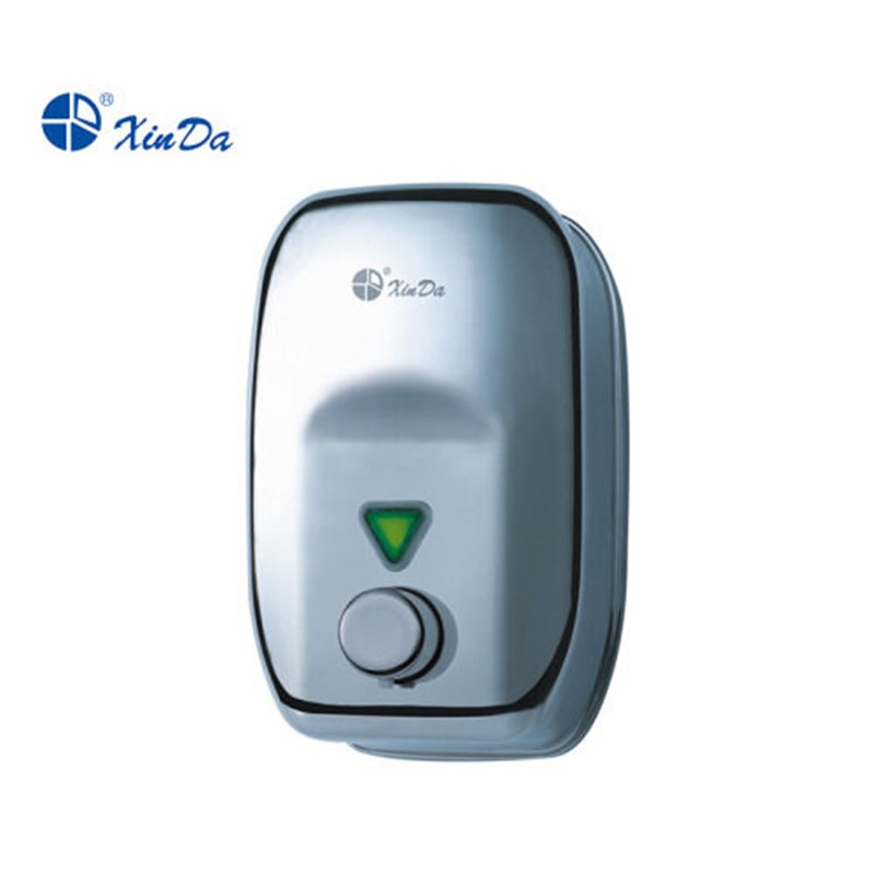 信达ZYQ180壁挂式不锈钢手动皂液器酒P店浴室挂墙式给皂机