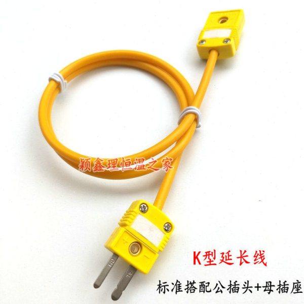 K型热电偶公母插头延长线 K型对接线 热电偶加长线 硅胶补偿导线,五金/工具,热电偶,淘宝优惠券,粉丝福利购,淘宝优惠卷