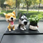 创意汽车摆件可爱摇头小狗车饰个性 车载车内饰品摆件车上装 饰用品