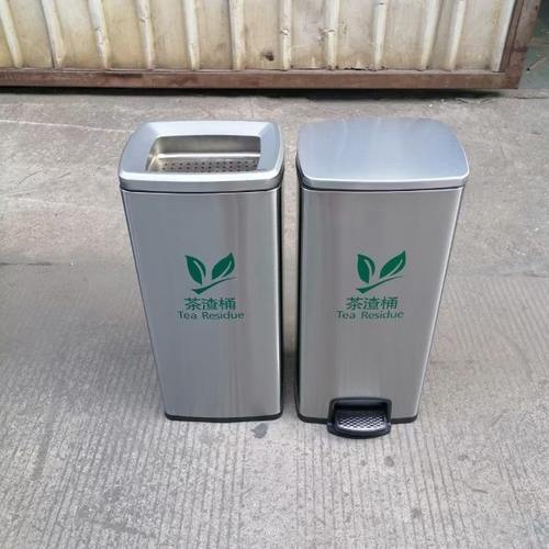 公司不锈钢茶水桶茶渣桶废水桶茶桌排水桶大容量茶具茶用垃圾桶