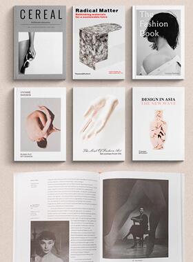 现代简约时尚外文彷真书艺术假书拍摄道具书样板房书柜装饰品摆件