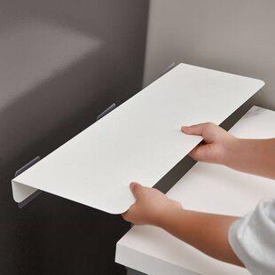 厨房台面延长板夹缝板墙上免打孔收纳架置物架桌面窄缝挡板延伸板