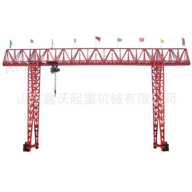 Widely used double beam carrier girder field gantry crane
