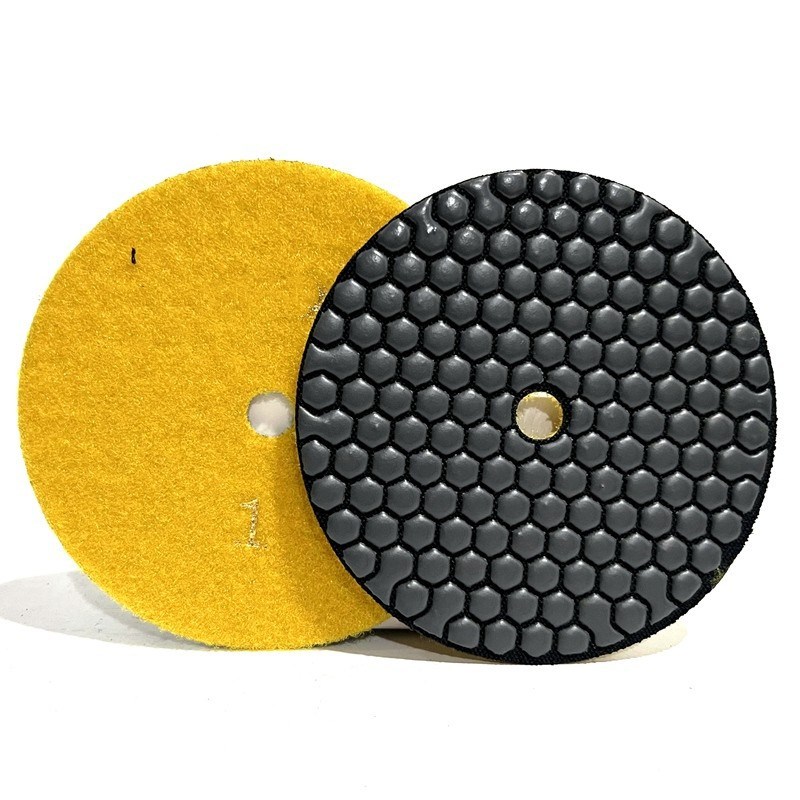 5寸6寸大理石干磨片石材抛光片墙面护理翻新打磨片镜面125mm150mm