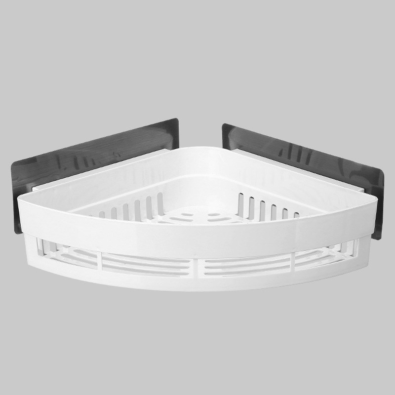 强力贴浴室用品厨  房用品卫生间长方形转角墙角收纳架置物架