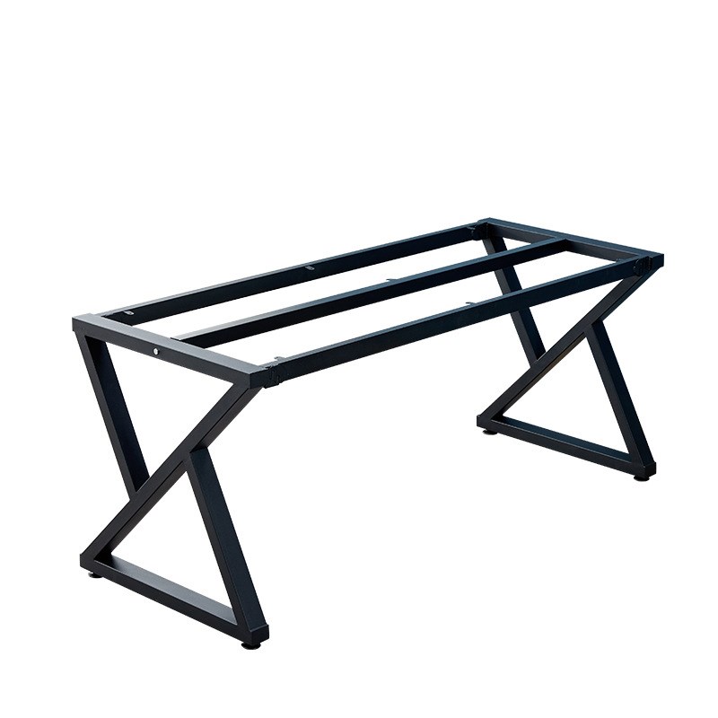 现货办公桌脚金属桌腿岩板支架铁艺桌架大理石餐桌架桌子腿支撑架