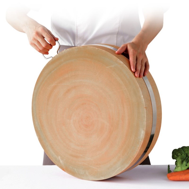 红花梨木菜板砧板切菜板家用防霉案板整木原木厚圆形菜墩商用