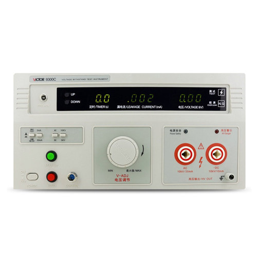 胜利交直流耐压测试仪数显式10KV 高压机耐压仪耐压测量仪VC9300C