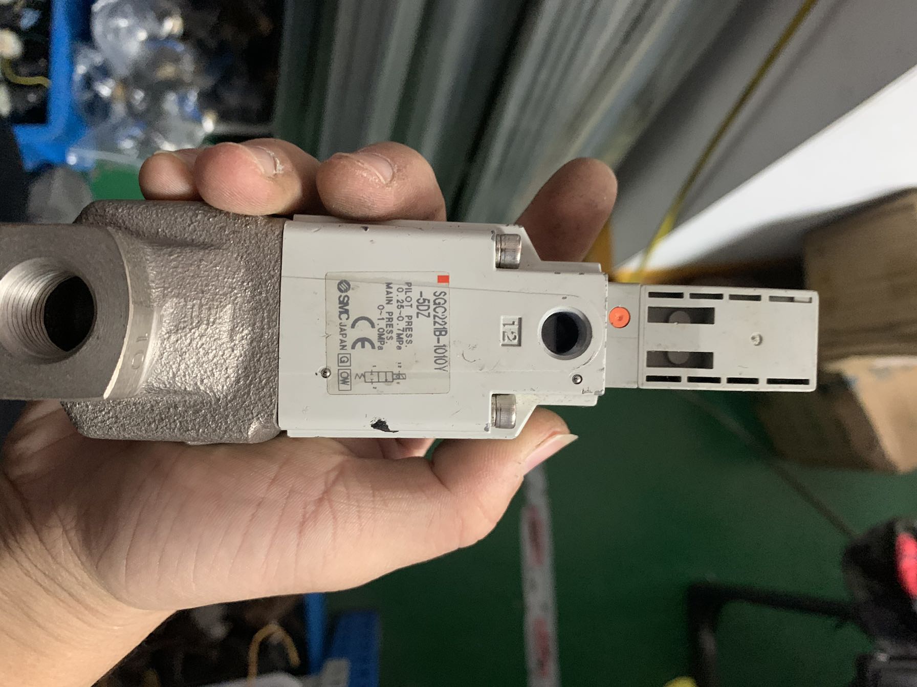 SMC SGC221B-1010Y-5DZ 电磁阀 外先导 成色新