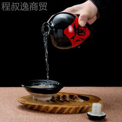 小黑复古酒摔陶家瓷酒碗碗酒BHV壶碗古代仿古碗套装土碗扣老式水