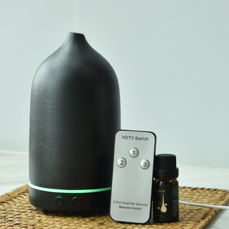 陶瓷家用超声波香薰机 160tml大容量氛围灯精油加湿Diffuser香薰