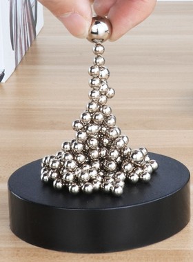 创意客厅家居装饰品桌面奇特磁力雕塑送男女生