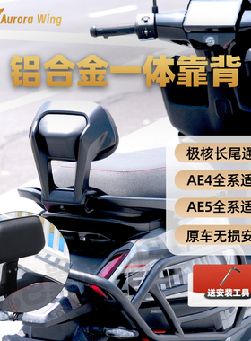 九色翼极核靠背AE4SE铝合金MY25Max腰靠AE5i储物盒无损改装靠垫