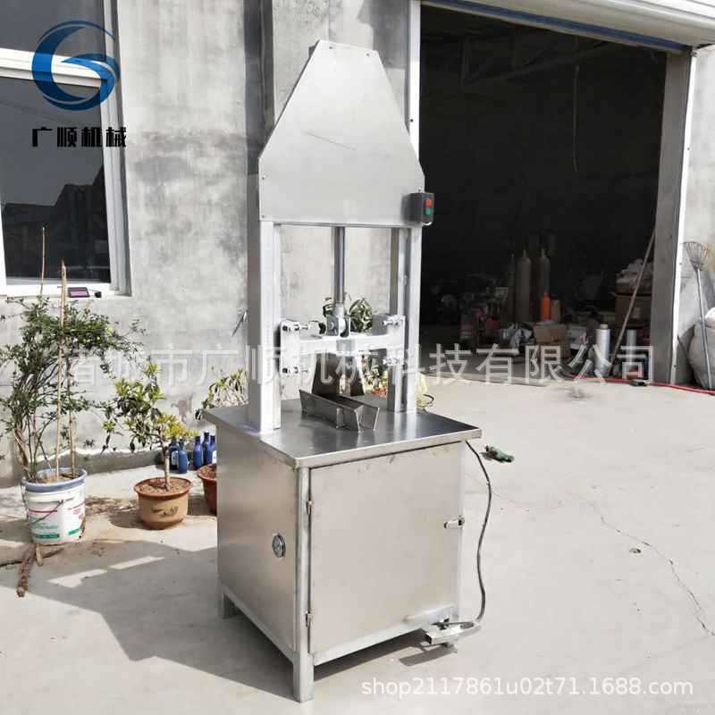 牛头劈半机   液压脚踏式牛头劈半机   牛头驴头加工设备