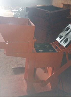Manual soil cement interlock brick maker machine hand press