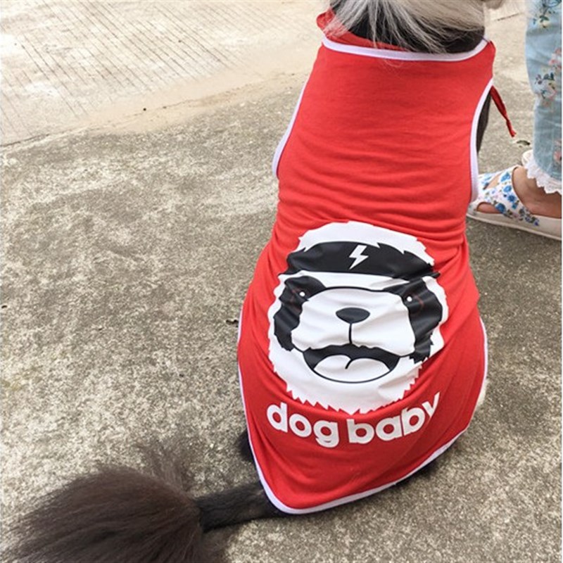 (夏装薄款)狗狗衣服宠物中大犬大狗金毛萨摩耶边牧夏.装春装背心