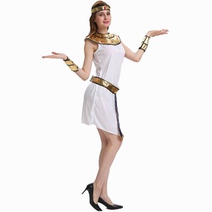 万圣节化a妆舞会古罗马希腊古埃及女王公主艳后表演服装女神演出