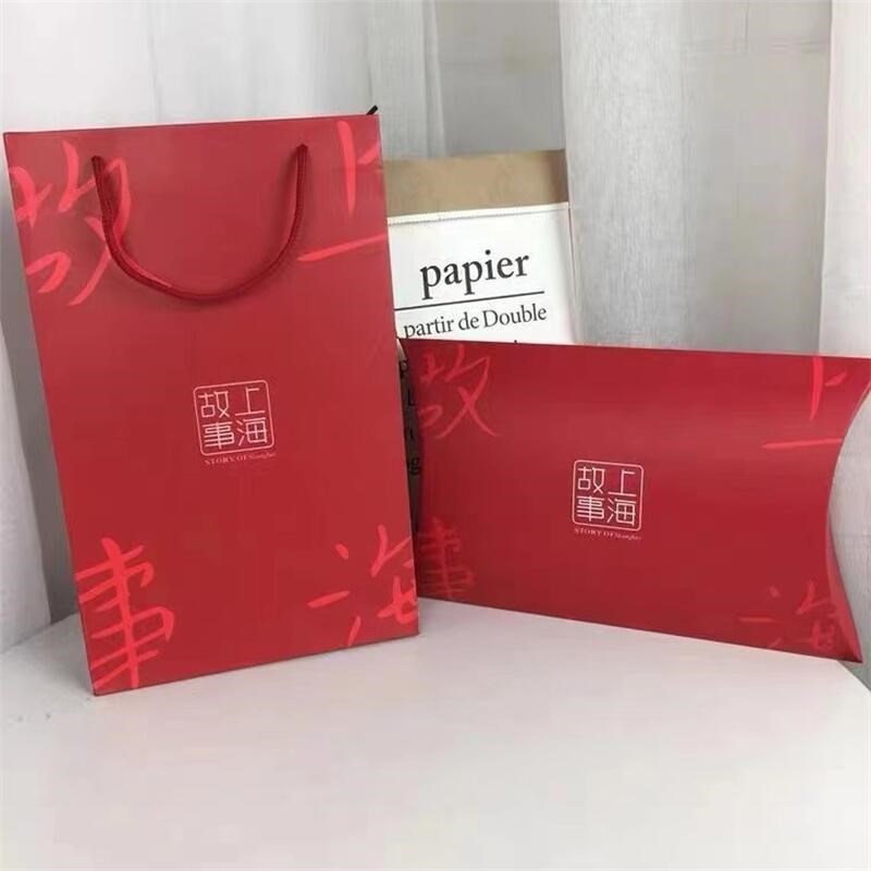 新款上海故事羊绒围巾丝巾礼盒包装盒工厂围巾礼W盒手提袋内盒