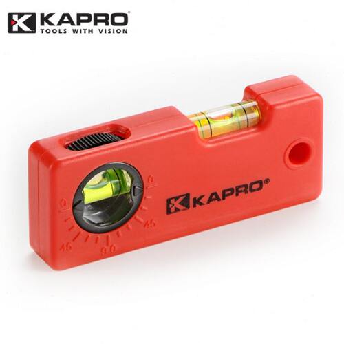 KAPRO袖珍水平尺245,2个水准泡,10厘米以色列开普路/嘉宝水平仪