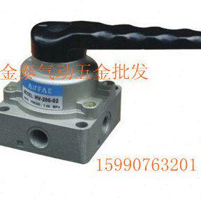 HV-200-02手动阀HV200-02手转阀、手动换向阀气动 三位四通 2分