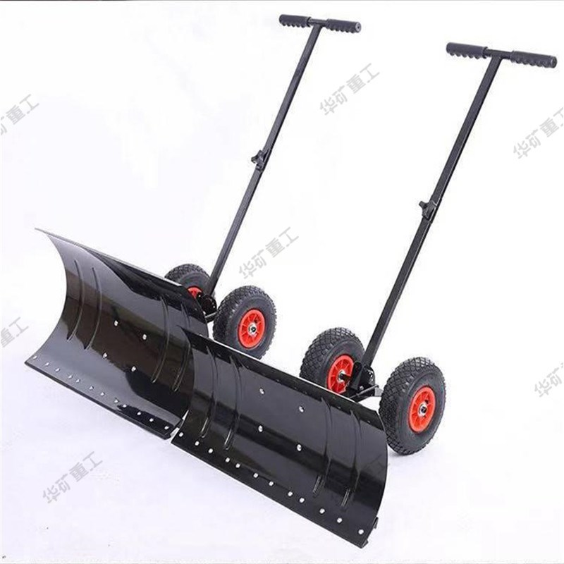 轻便操作人工除雪铲 铲推翻铲雪一体人工除雪铲T 单杠人工除雪铲