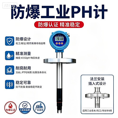 CT6个隔爆型PH变送器ph计