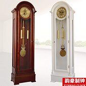 落地钟客厅实木中式 大气座钟 复古摆钟表大号立钟创意机械铜北欧式
