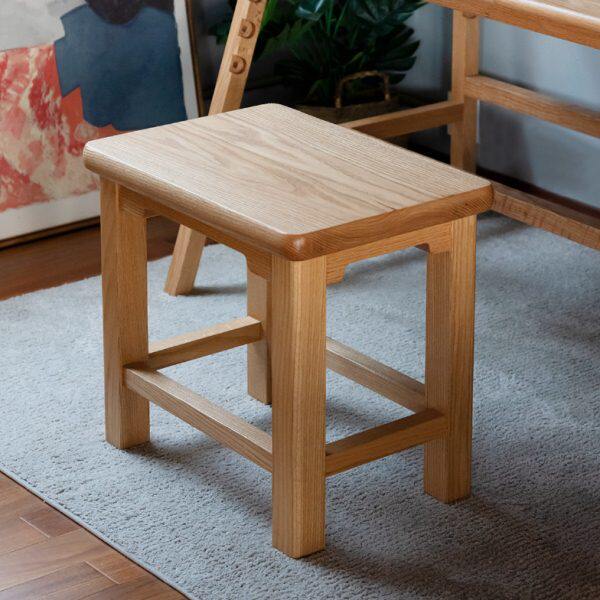 非左即右 定制纯实木榫卯单人凳子R2C04客厅家用明式方凳现代简约