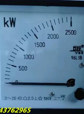 DB德表 交流功率表 96L1B-KW 2500KW 4K/5A 380V 72L1-MW德庆电表