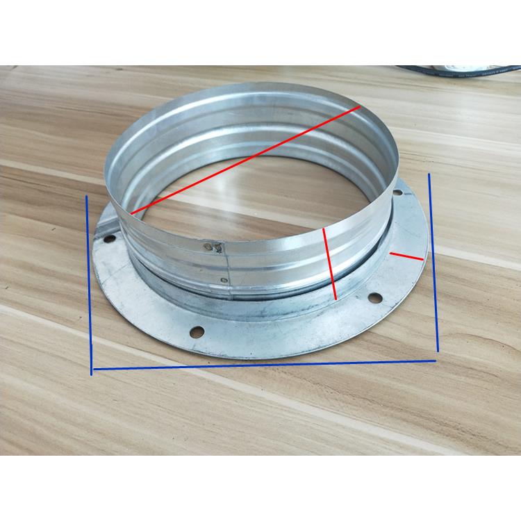 厨房抽油烟机排烟管通风口风管配件风机内接口风机软管道法兰接头
