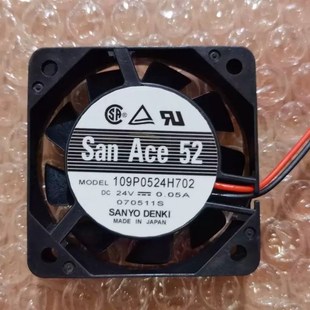 109P0524H702 三洋 24V 0.05A 变频器散热风扇 原装 5015 Sanyo