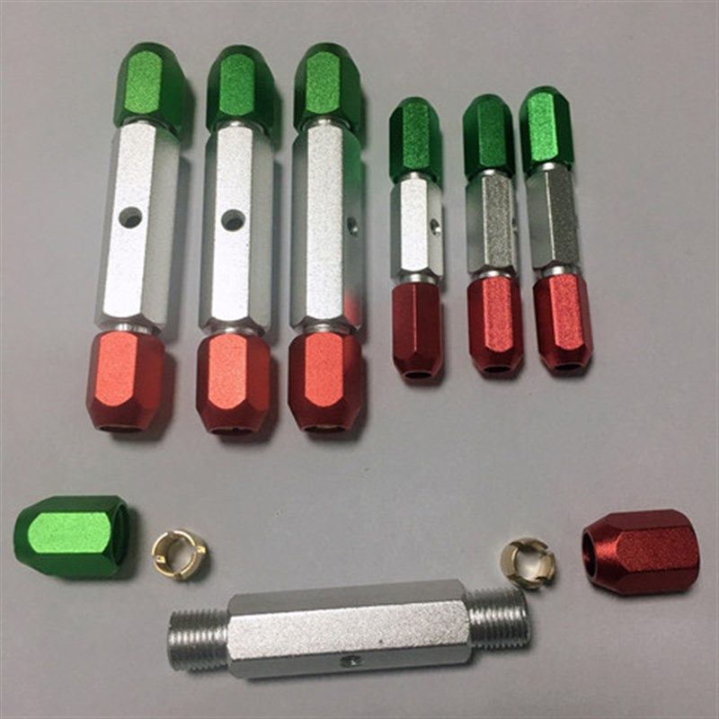 打孔直孔检具手柄  把手 带铜夹 通止规手柄 彩色手柄 三色手柄