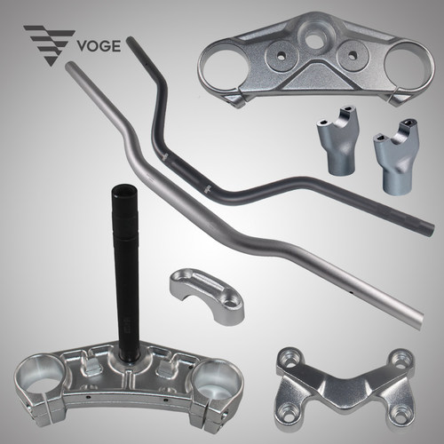 无极LX500R 525R 650DS手把管龙头方向柱上连板轴承卡子卡座