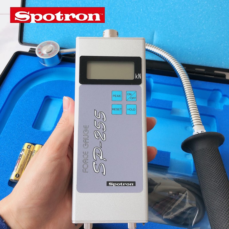 日本SPOTRON电阻焊机压力计SP-255-F10KN-F20KN-F50KN压强表进口
