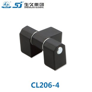 黑色铰链 镀铬 锌合金合页配电箱柜铰链 4镀亮光铬 生久柜锁CL206