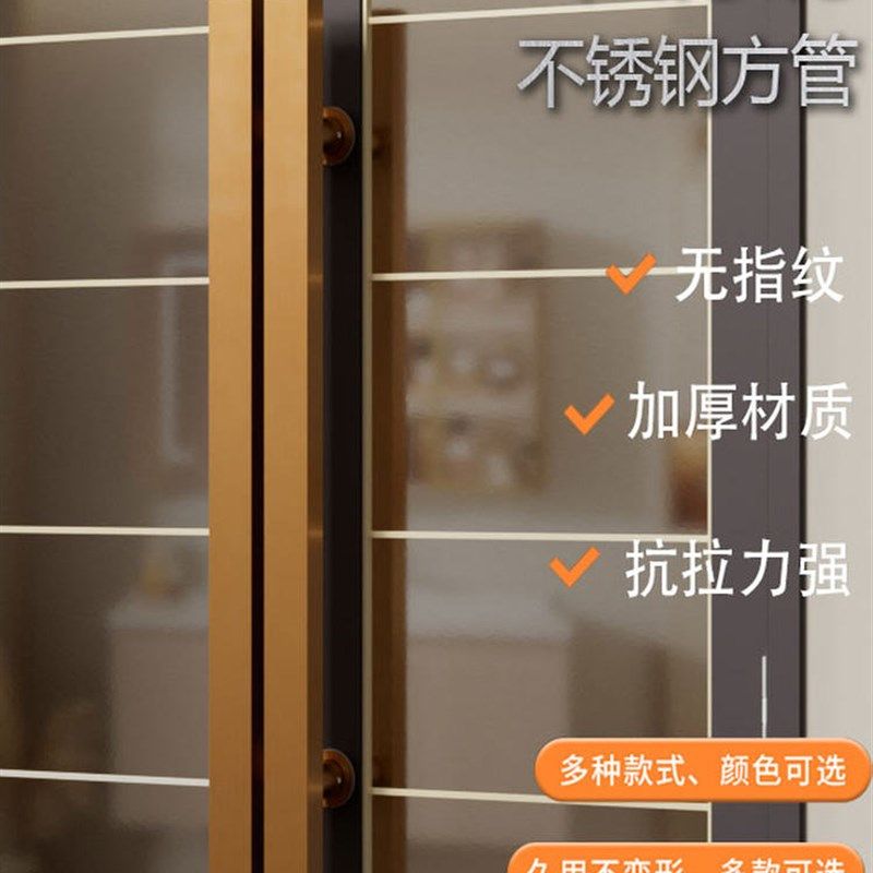 加厚不锈钢拉手玻璃门拉手门把手对装推拉办公室钢化大门把手