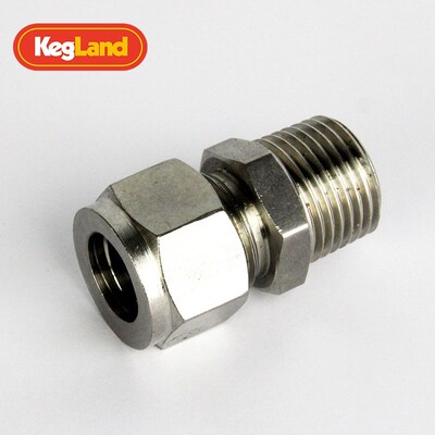 精酿 304不锈钢 冷却 盘管 直通 终端卡套接头 KL02004 KL01991