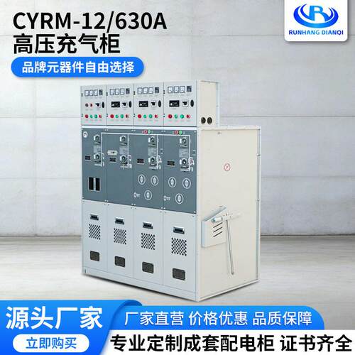 全密封气体环网柜CYRM-12/60A压柜固体全绝缘柜