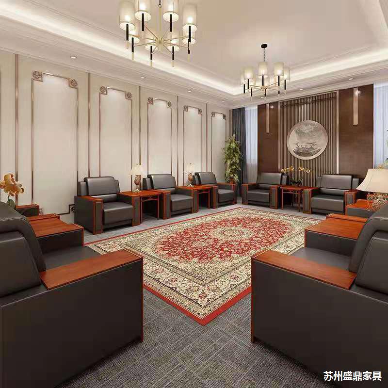 会议沙发贵宾接待商务会客洽谈简约现代办公室单人位酒店商务沙发