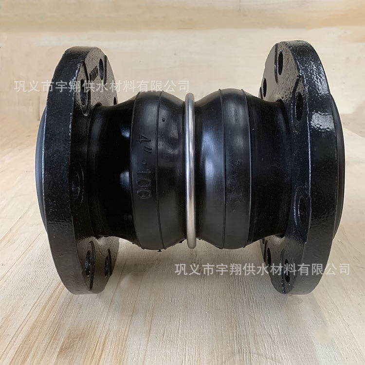 双球软连接厂家 JGD型双球体可曲挠橡胶接头 KXT 双球橡胶膨胀节