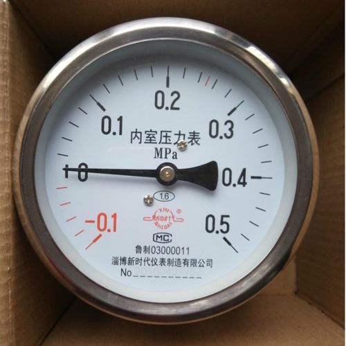 山东新华脉动真空灭菌器配件淄博新时代内室 夹层压力表-0.1~0.5