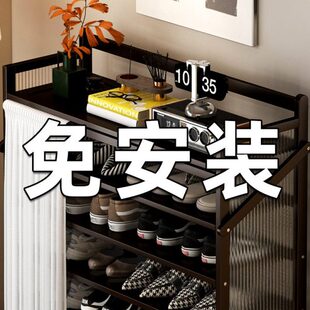 宿舍小型多层可折叠鞋 柜 架子多层家用室内门口收纳神器免安装 鞋