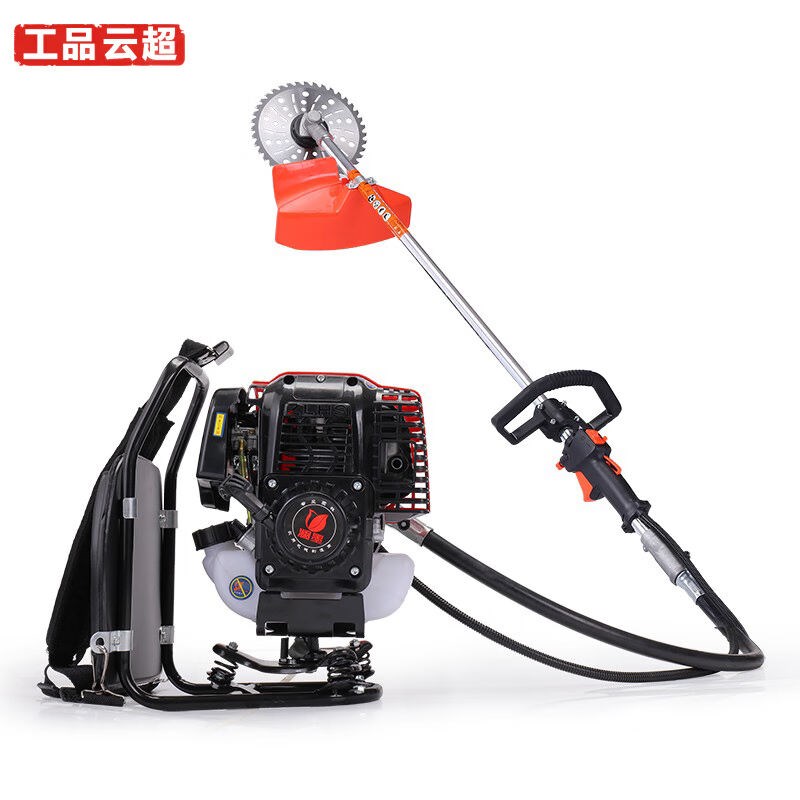 工品云超四d冲程139背负式割草机多功能割灌机高枝锯绿篱机旋耕抽