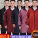 加绒长款 工作服男女防尘耐脏连帽大褂仓库工厂搬运服劳保服定制